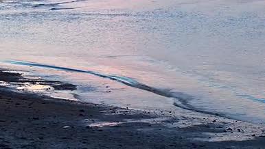 4k实拍夕阳波光粼粼的海面视频的预览图
